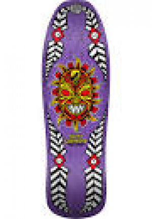 Powell Peralta Nicky Guerrero Mask Reissue Skateboard Deck - Purple 10"